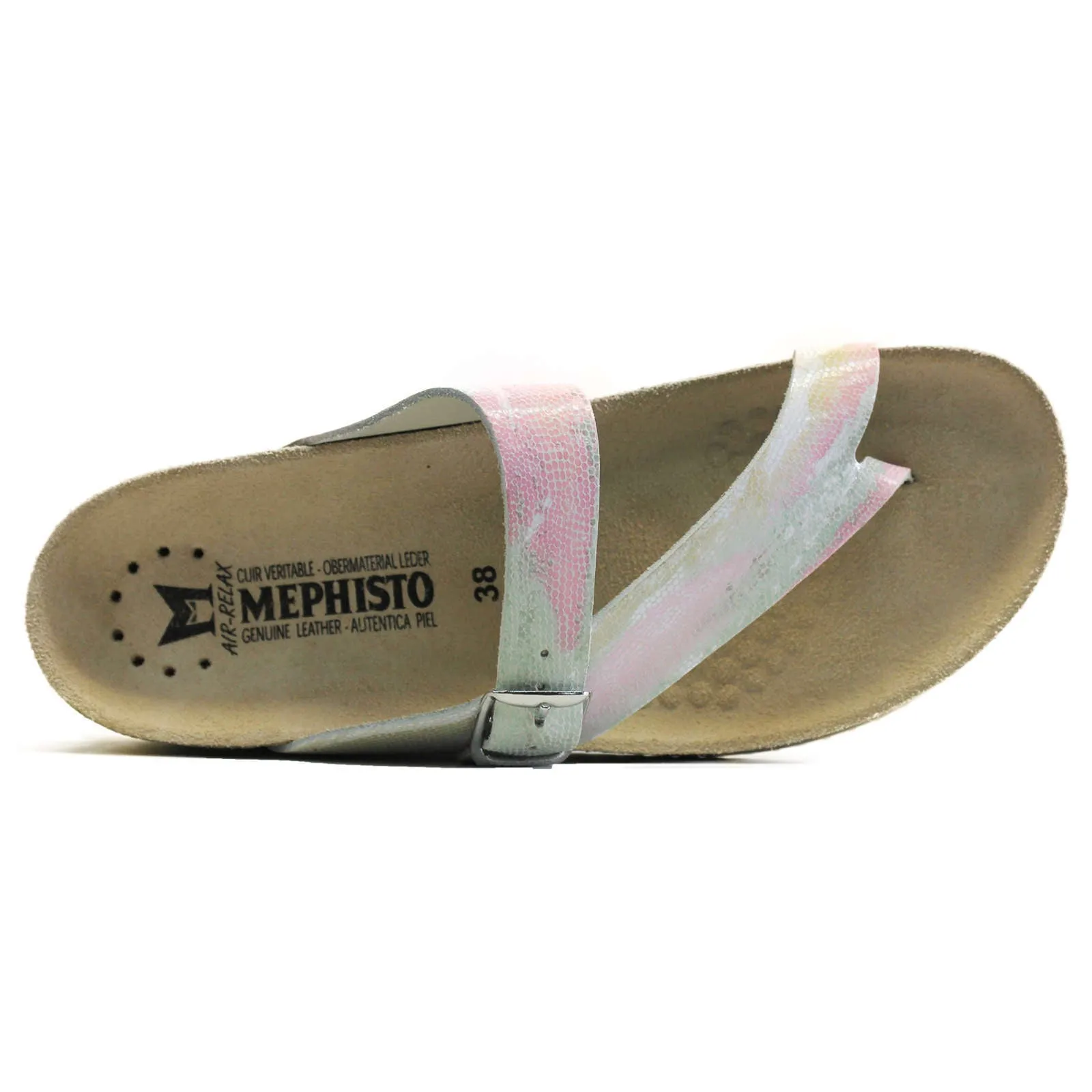 Mephisto Helen Patent Leather Women's Slide Sandals