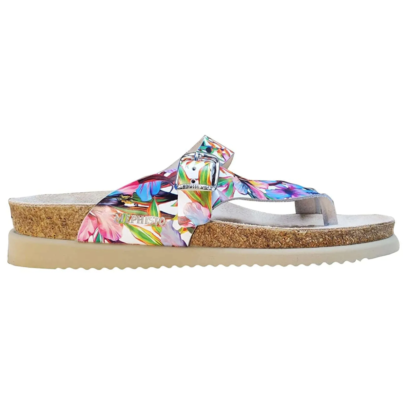 Mephisto Helen Patent Leather Women's Slide Sandals