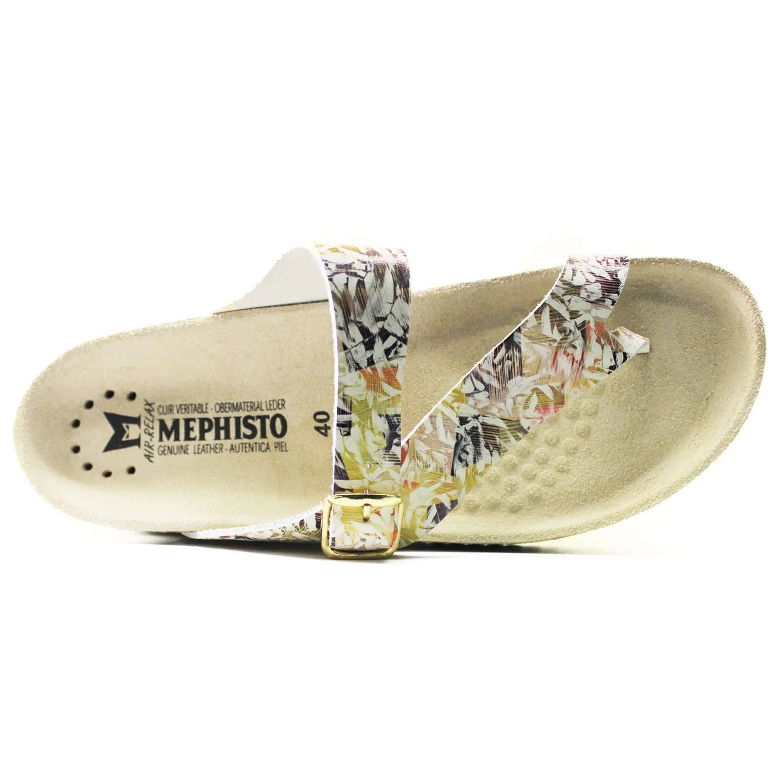 Mephisto Helen Patent Leather Women's Slide Sandals
