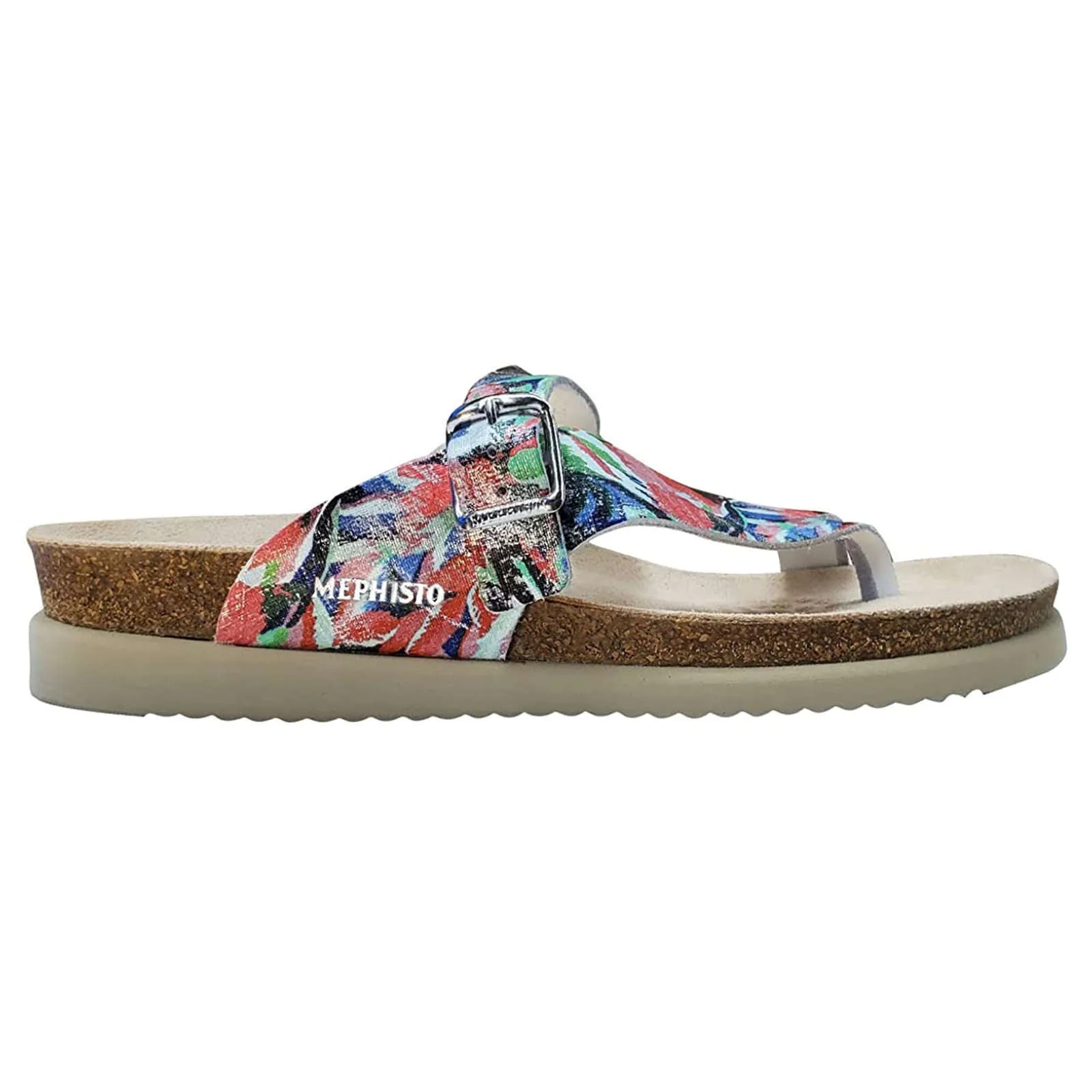 Mephisto Helen Patent Leather Women's Slide Sandals