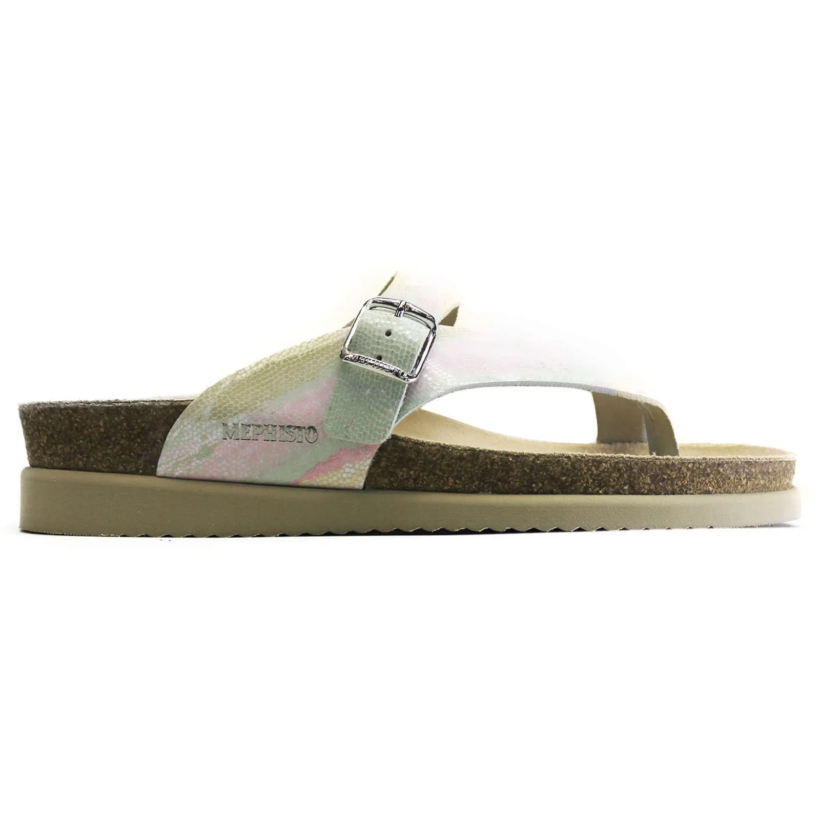 Mephisto Helen Patent Leather Women's Slide Sandals