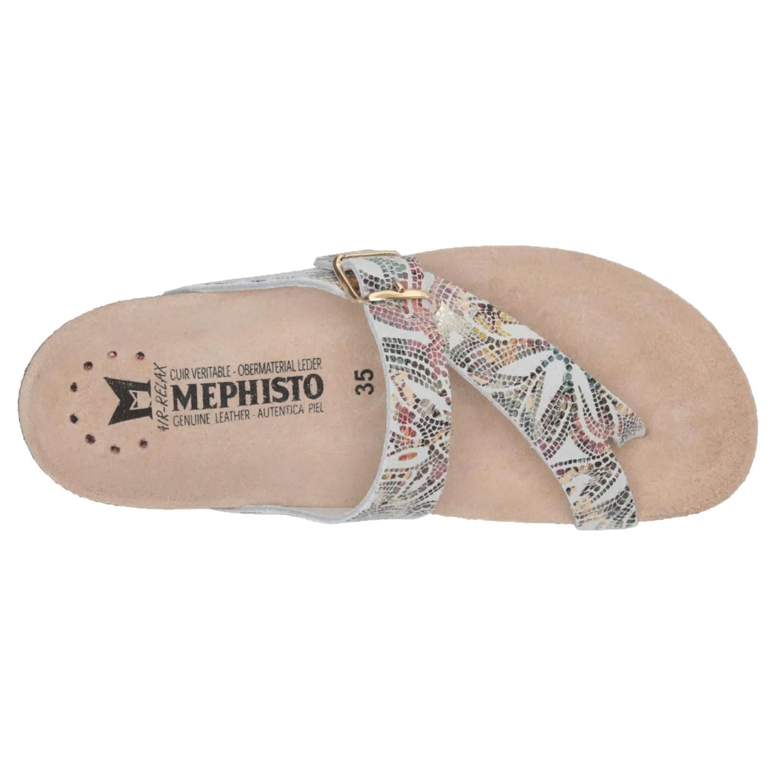 Mephisto Helen Patent Leather Women's Slide Sandals