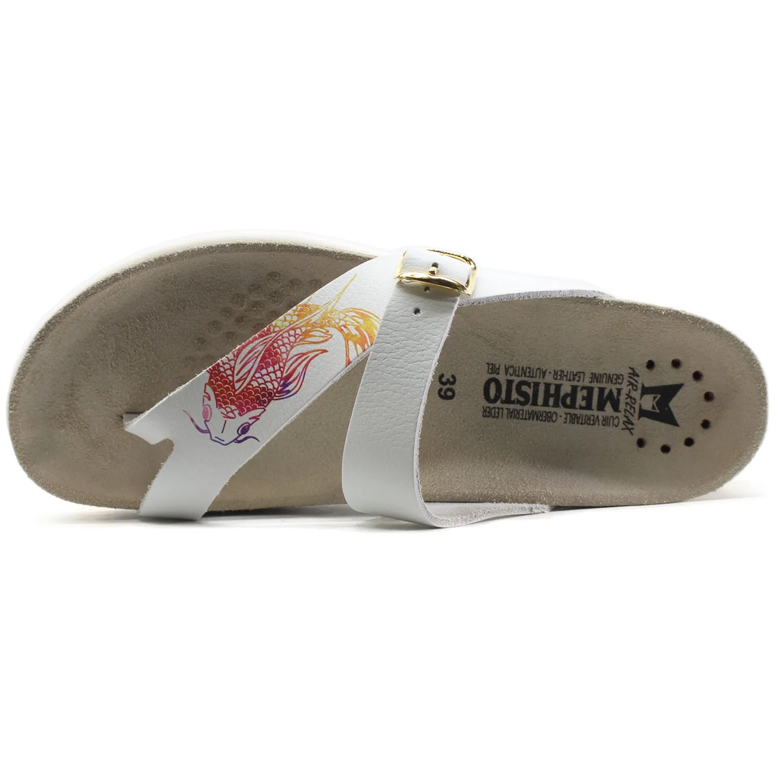 Mephisto Helen Patent Leather Women's Slide Sandals