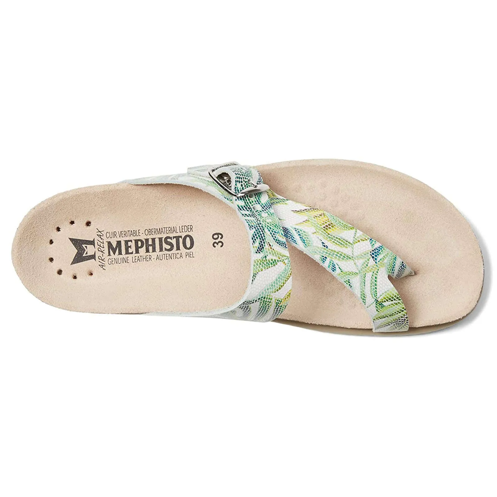 Mephisto Helen Patent Leather Women's Slide Sandals