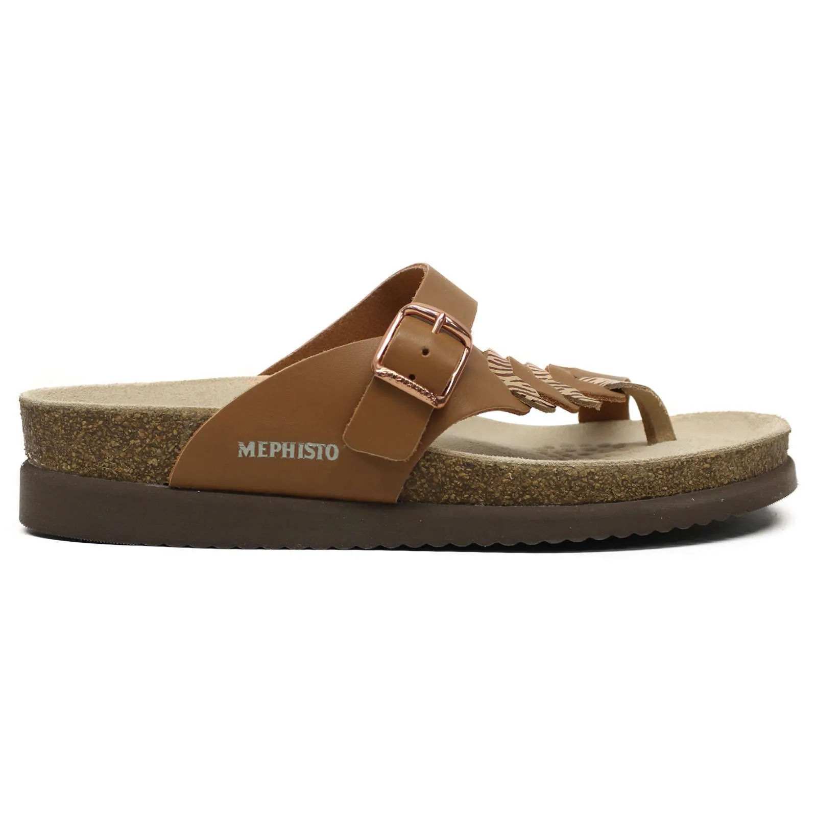 Mephisto Heleonore Full Grain Leather Women's Slide Sandals