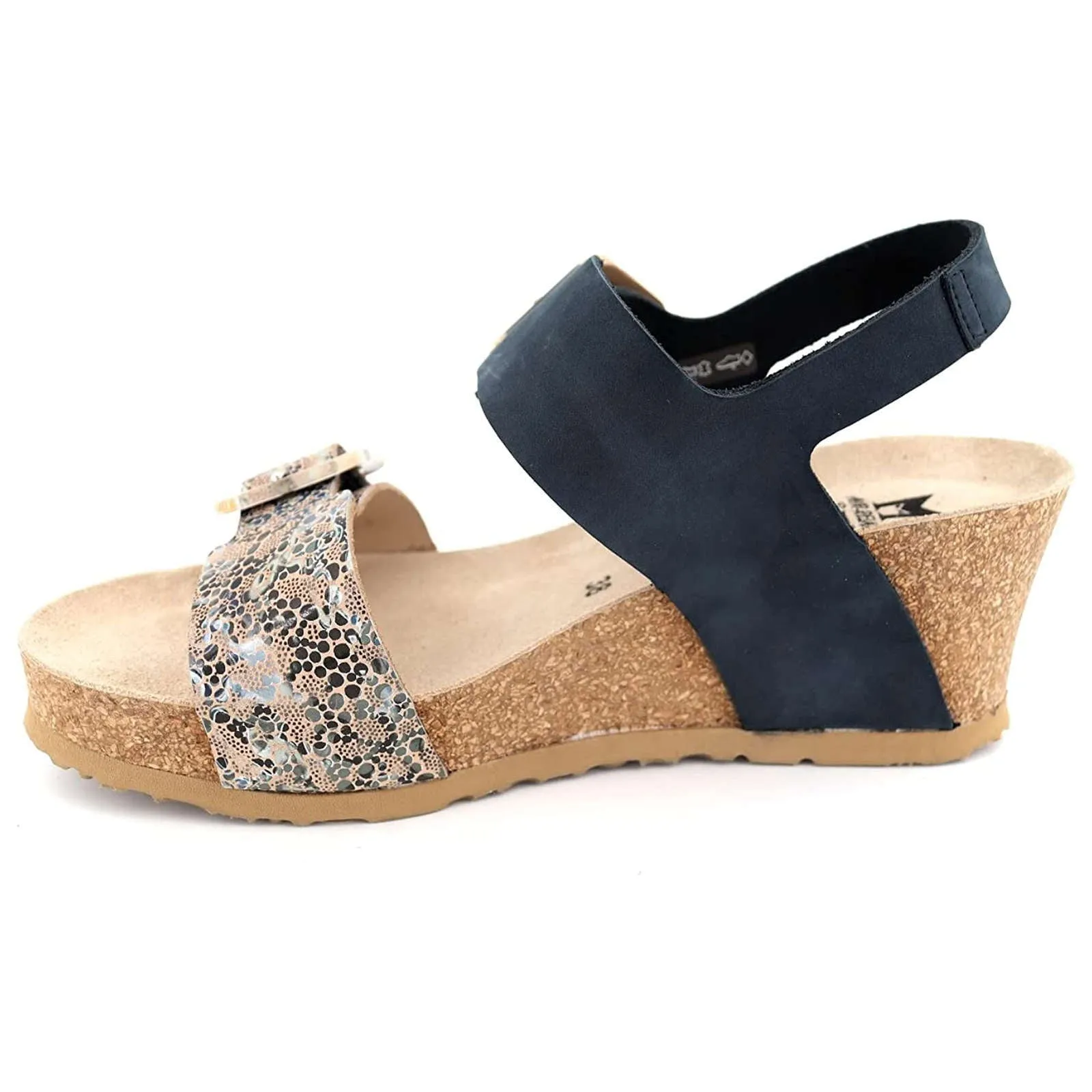 Mephisto Lissia Nubuck Leather Women's Wedge Sandals