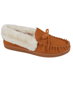 Mull Cognac Leather Slippers