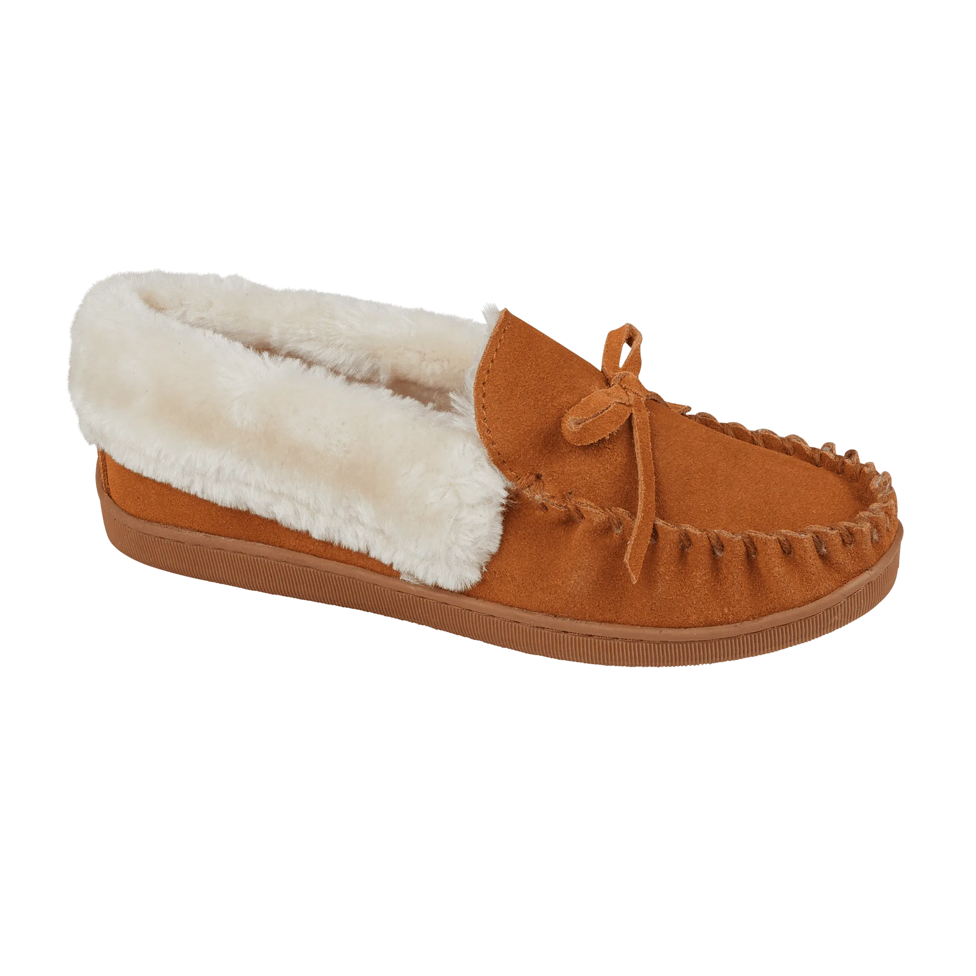 Mull Cognac Leather Slippers