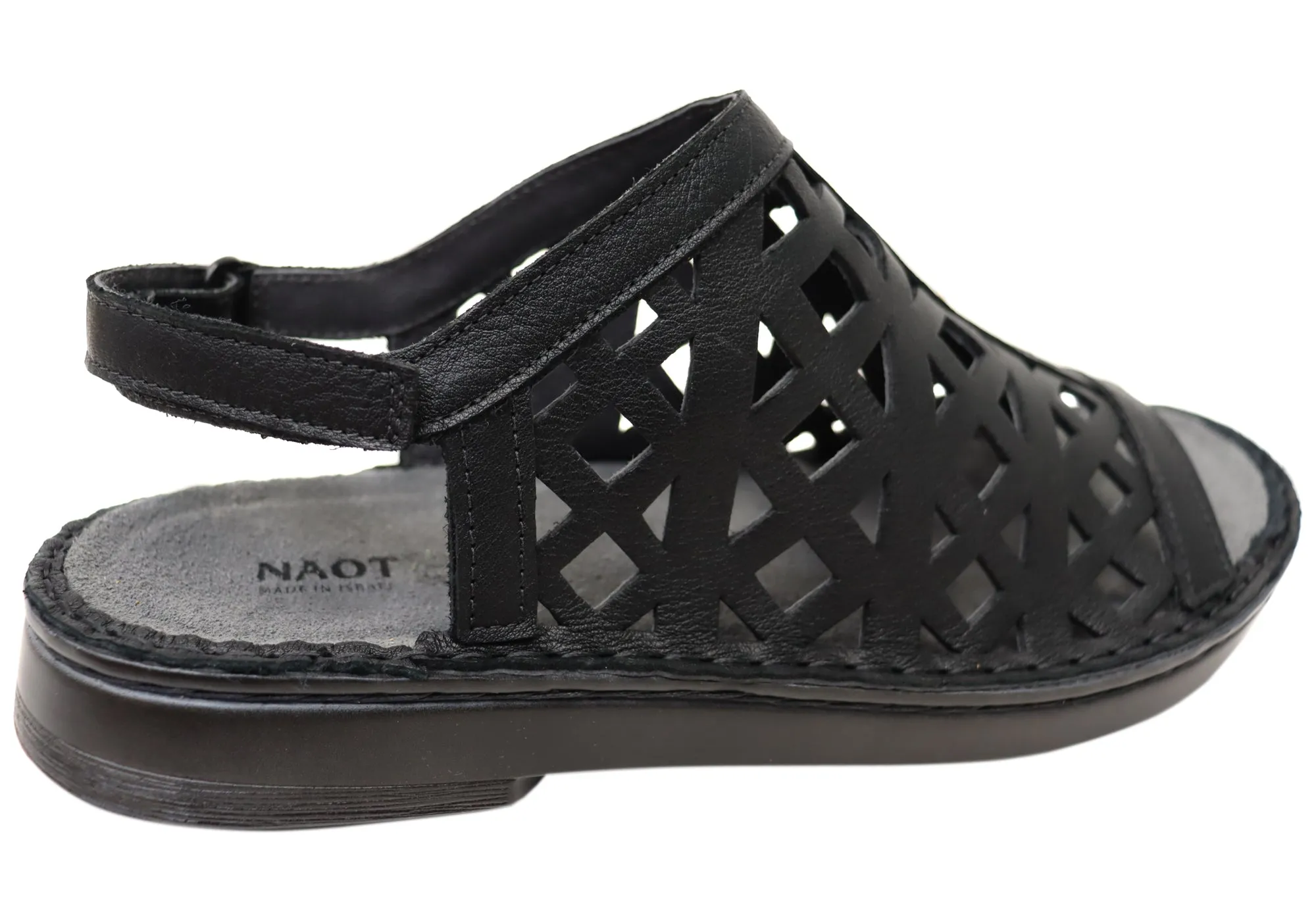 Naot Amadora Womens Leather Comfort Wide Fit Orthotic Friendly Sandals