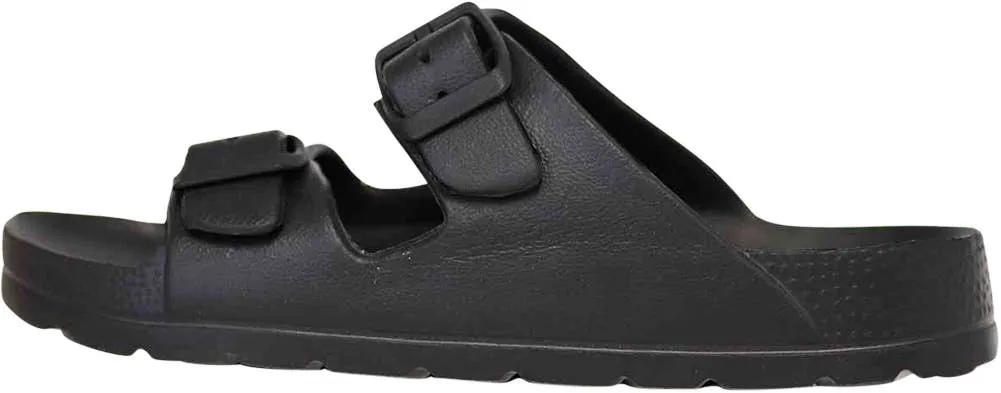 Norty BOY SIZES 12-4 BUCKLE CLOG BLACK