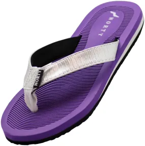 NORTY Womens 6-11 Purple/Shimmer Sandal 12090