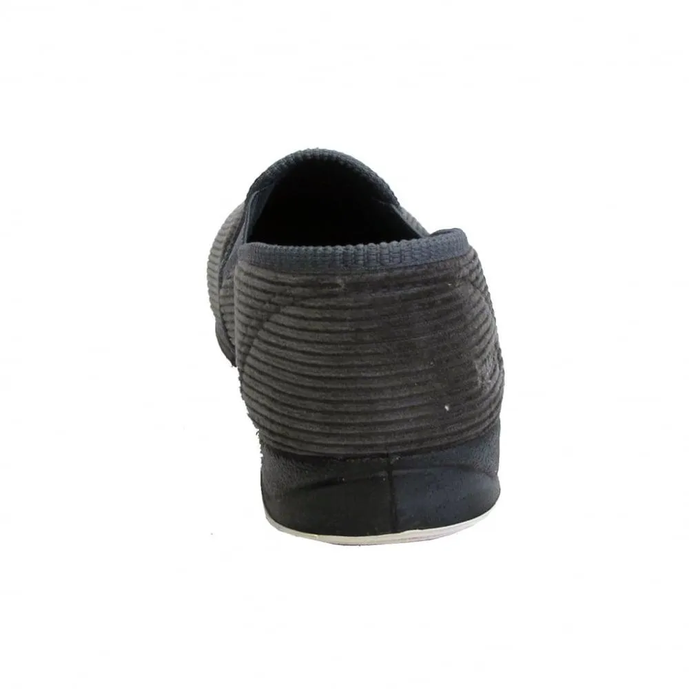 Padders Men's Slipper Albert Grey