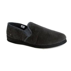 Padders Men's Slipper Albert Grey