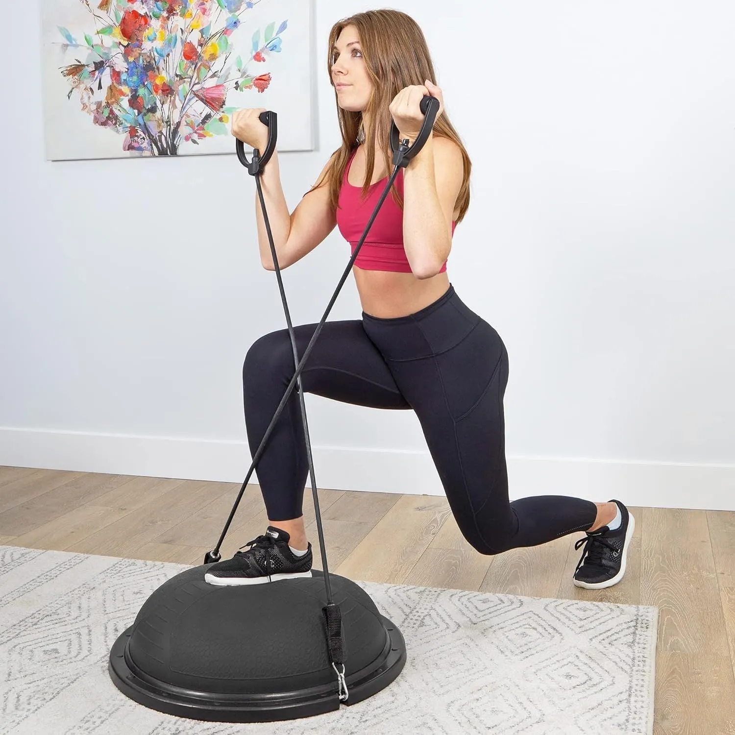 ProsourceFit Balance Trainer Stability Exercise Half Ball