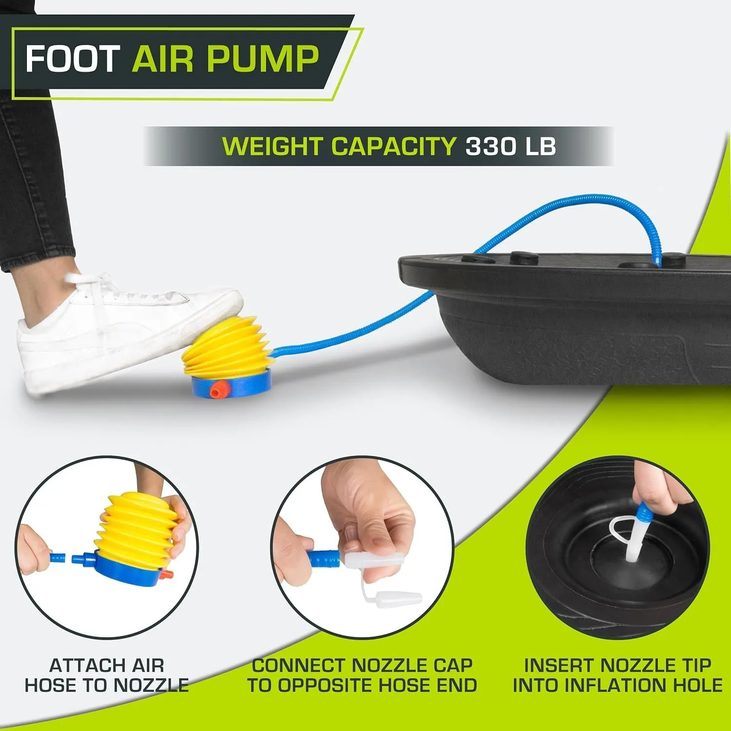ProsourceFit Balance Trainer Stability Exercise Half Ball
