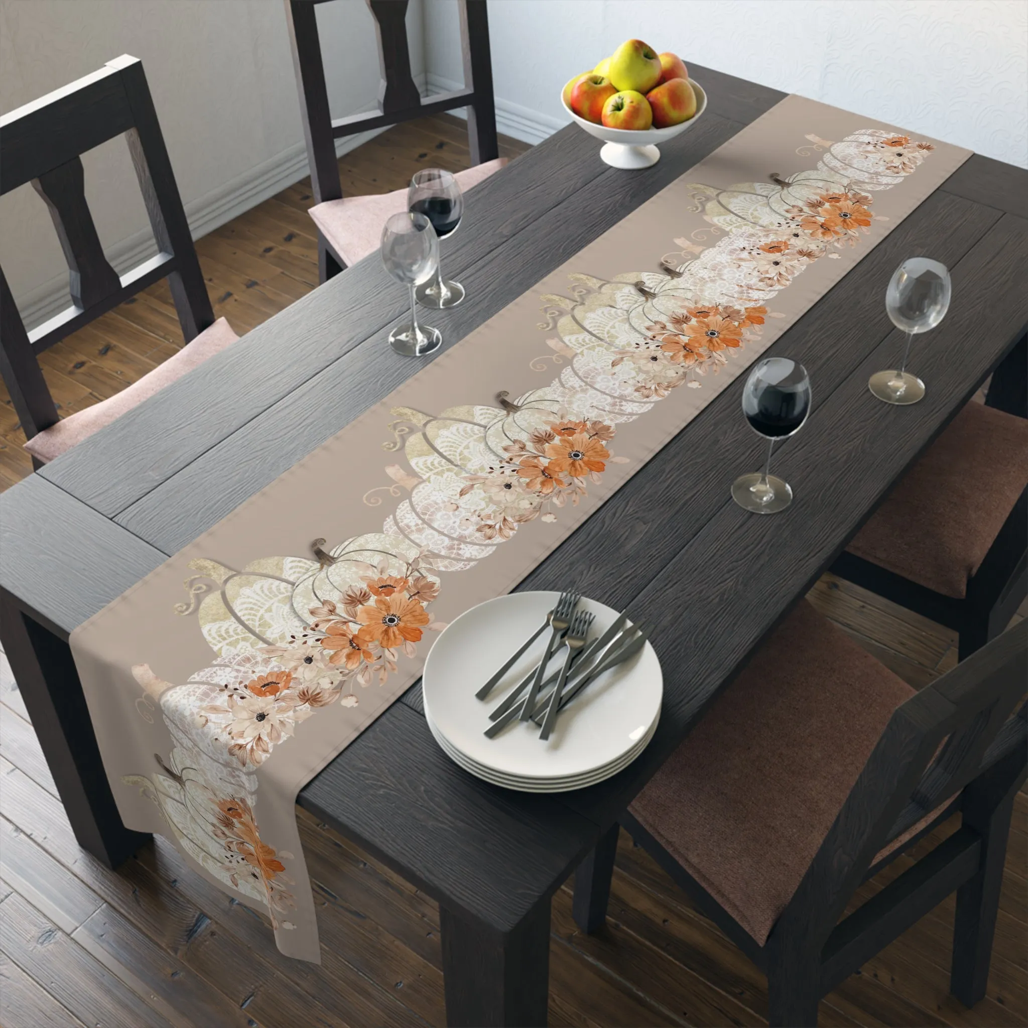 Pumpkin Table Runner / Fall Table Runner