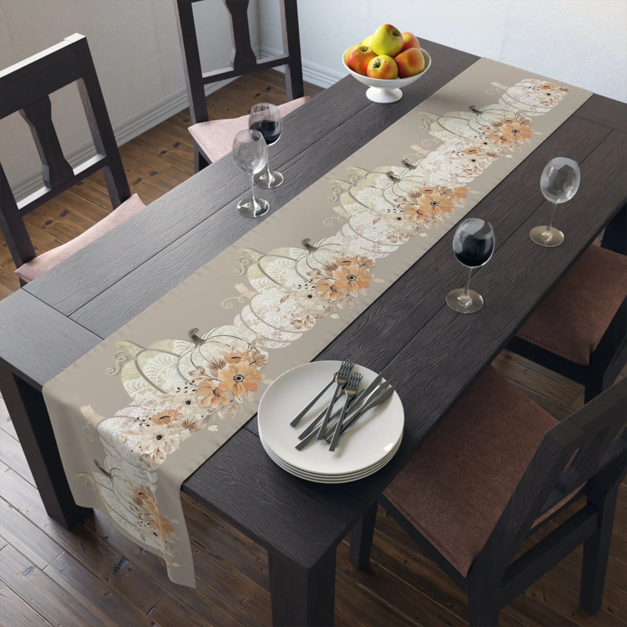 Pumpkin Table Runner / Fall Table Runner