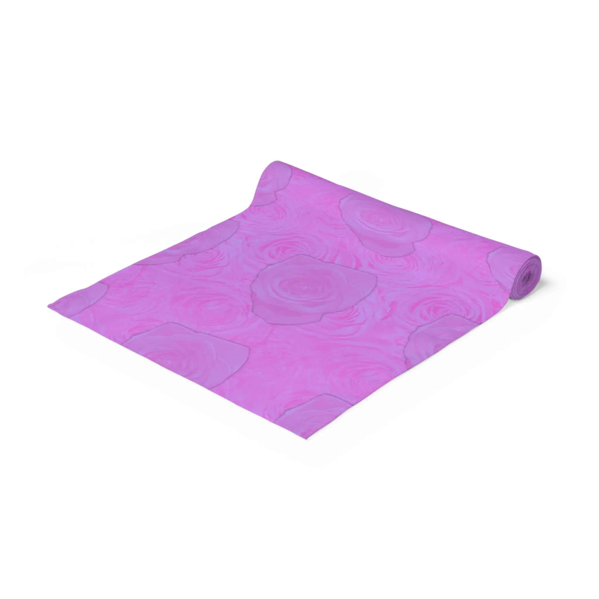 Purple Rose Table Runner Easter Spring Gift Idea Purple Center Table Cloth