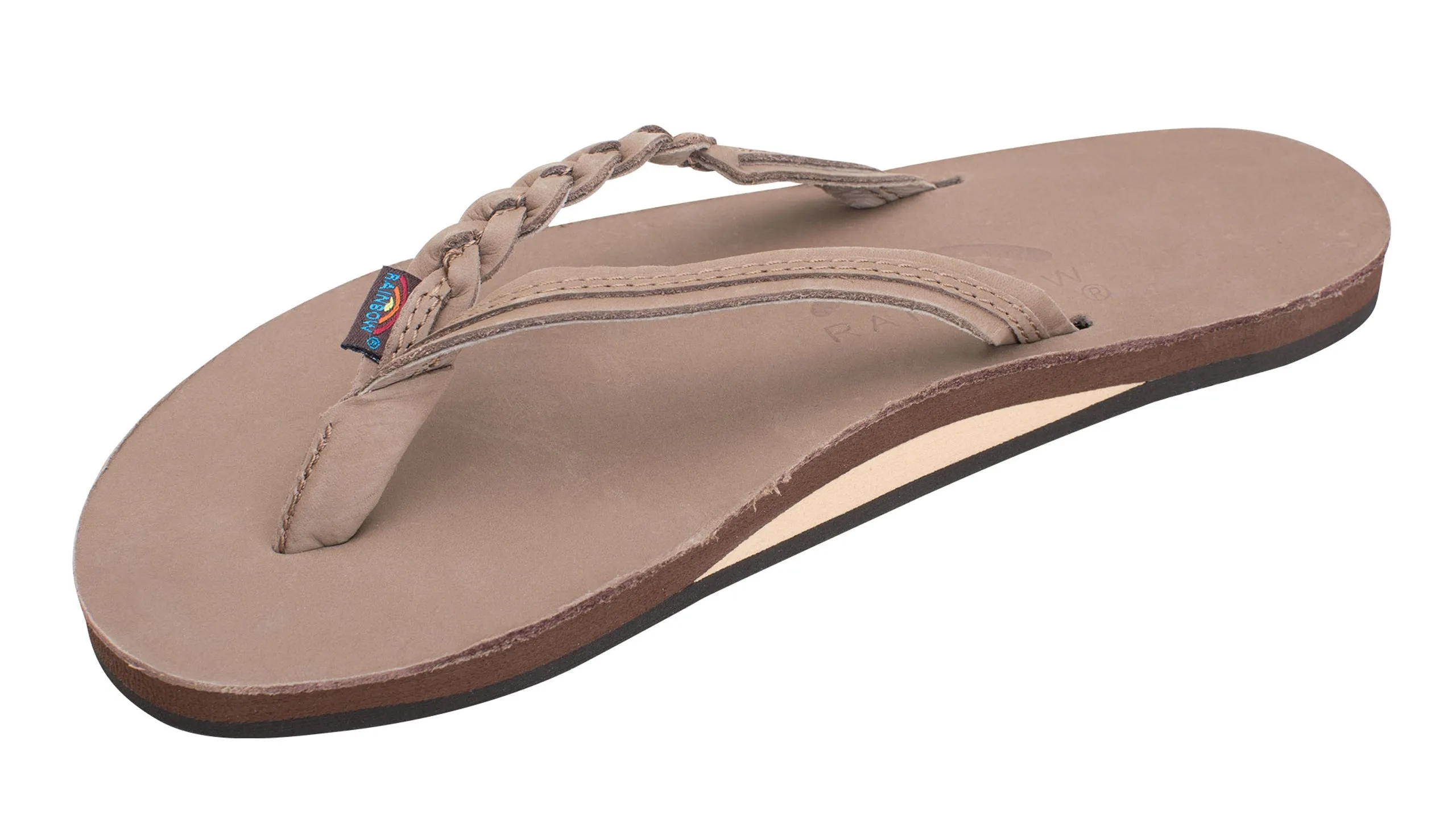 Rainbow Womens 301 Leather Narrow Sandals