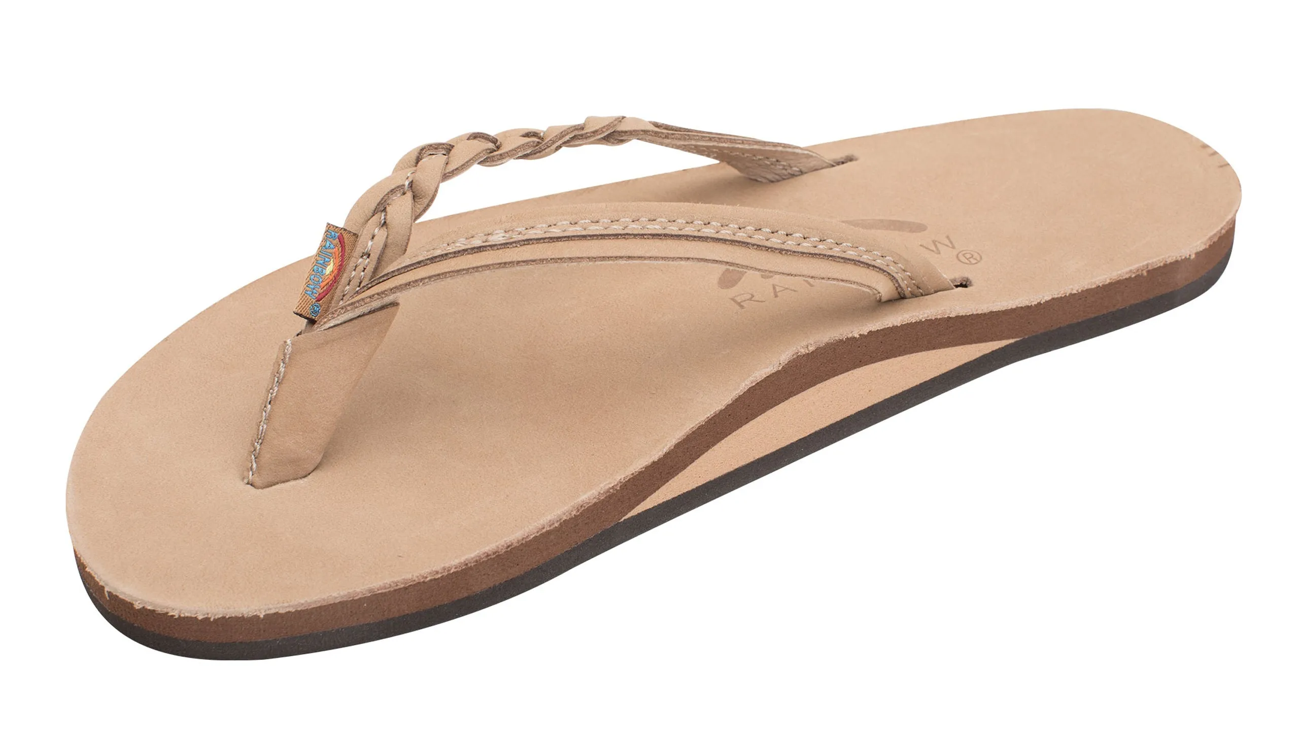 Rainbow Womens 301 Leather Narrow Sandals