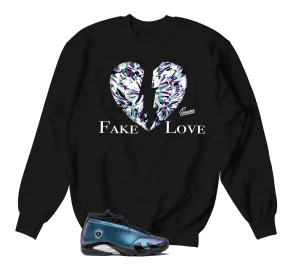 Retro 14 Love Letter Fake Love Sweater