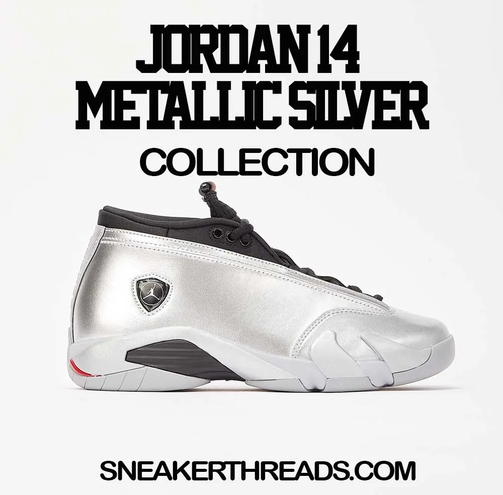 Retro 14 Metallic Silver Money Over Love Shirt