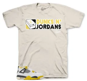 Retro 4 Vivid Sulfur Dunks N Jordans Shirt