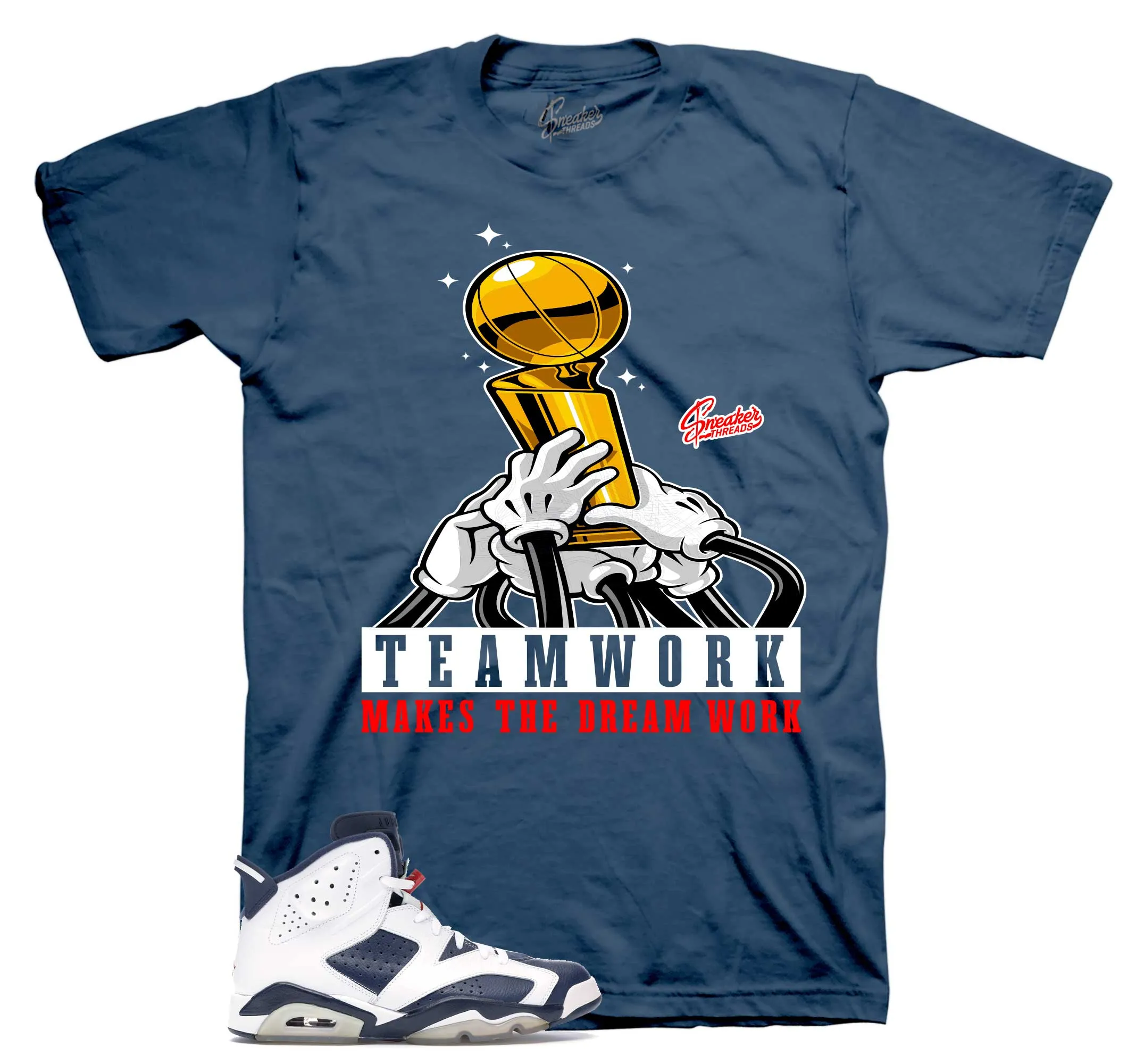 Retro 6 Olympic Teamwork Shirt
