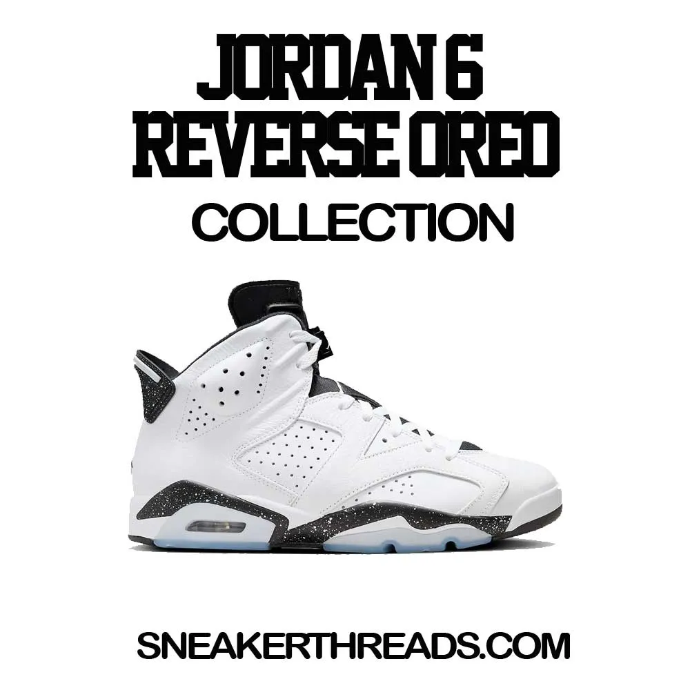 Retro 6 White Black Addicted Shirt
