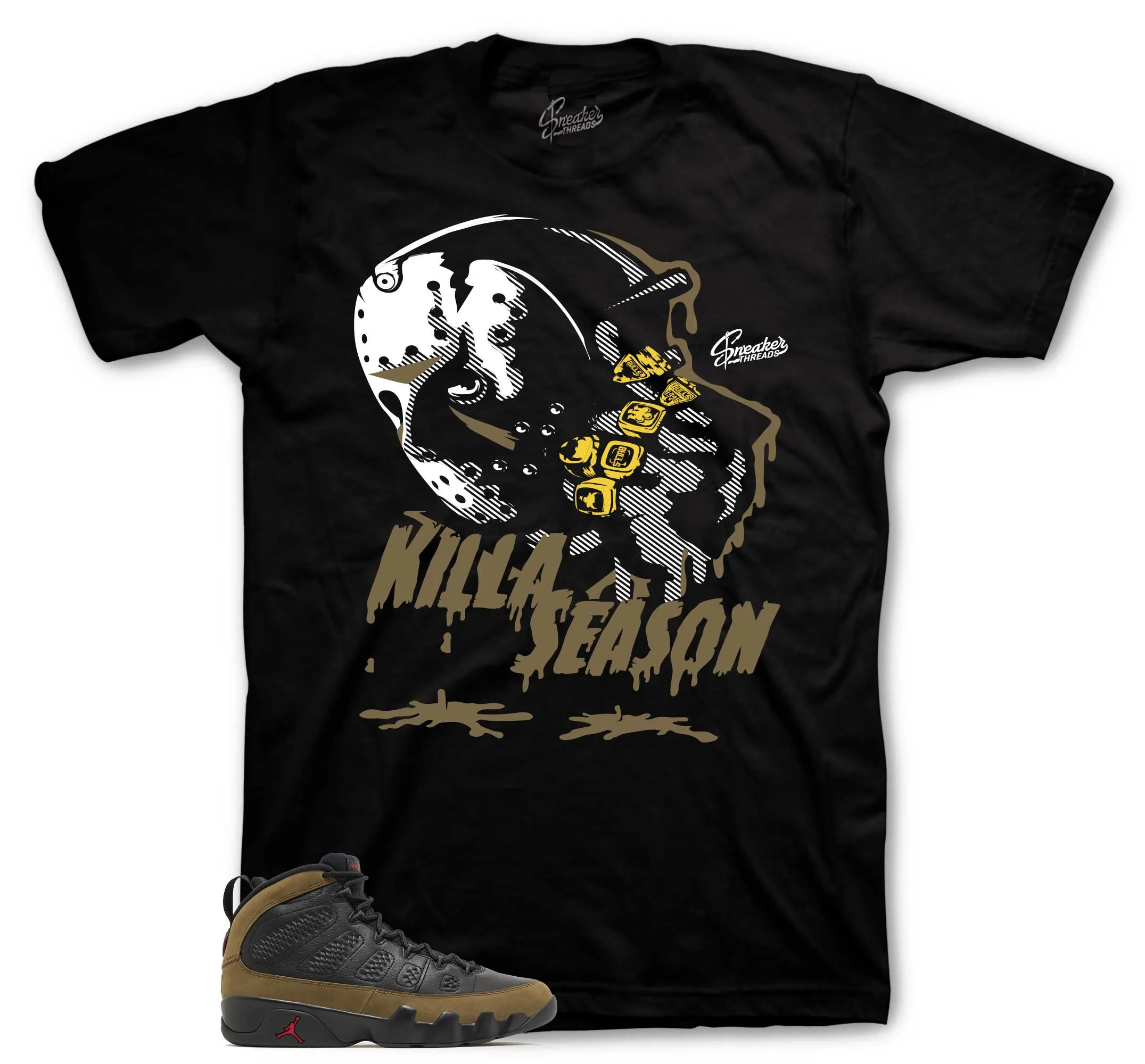 Retro 9 Olive Killa Season Shirt