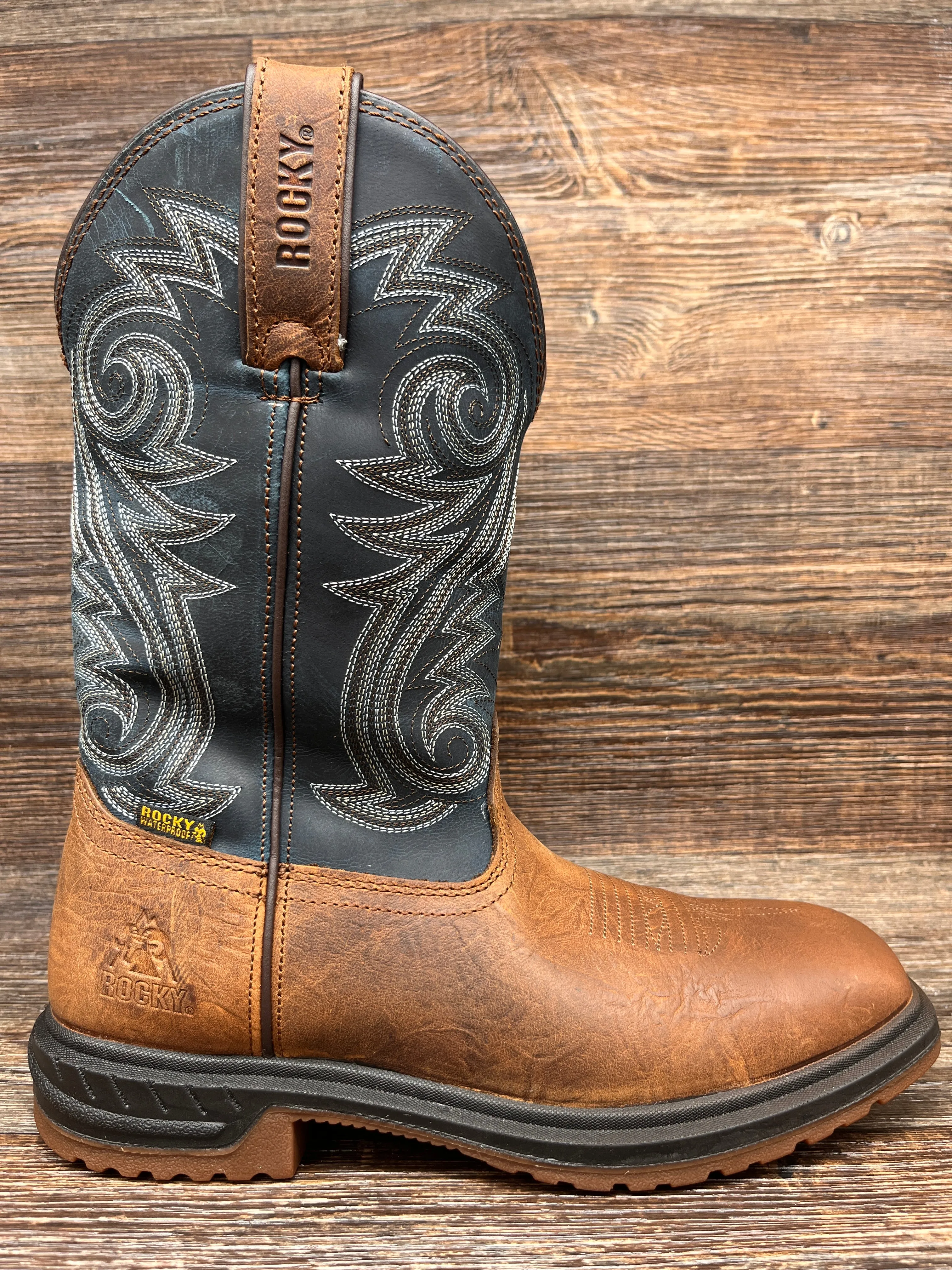 RKW0429 Men's Worksmart 11 inch Soft Toe Waterproof Work Boot by Rocky