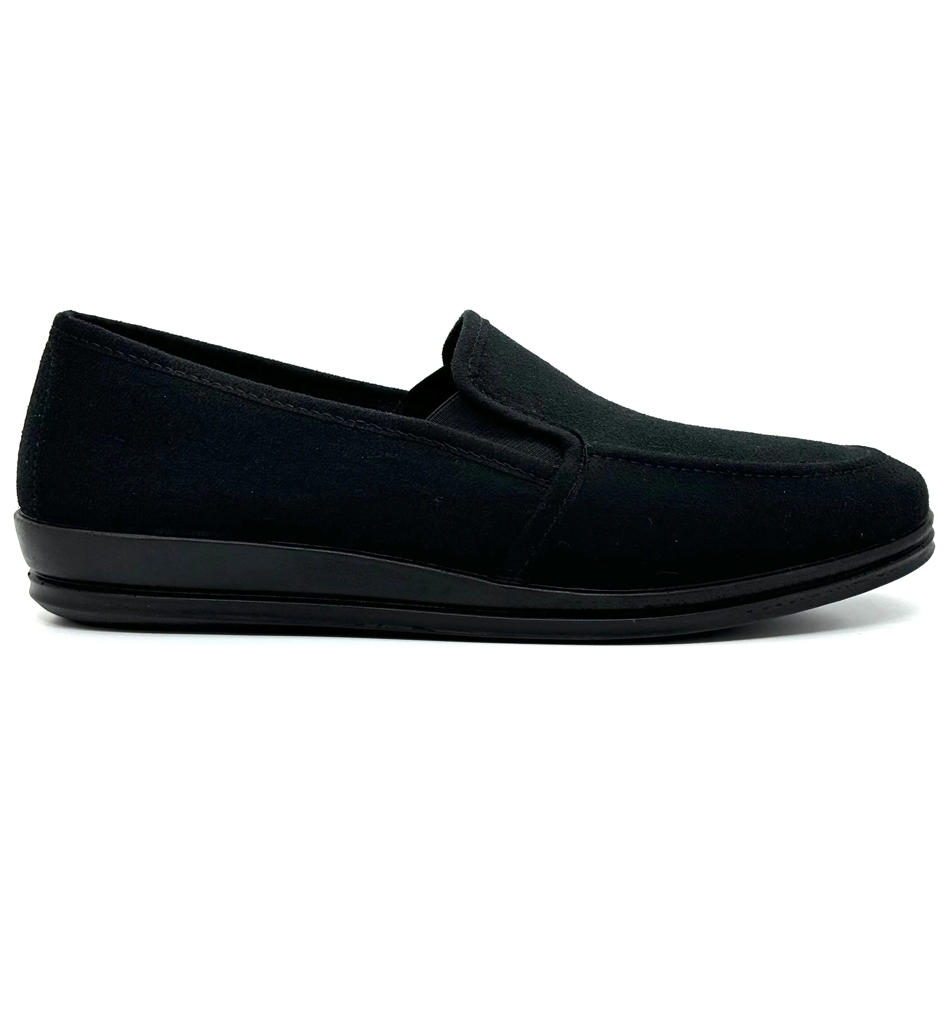 Rohde Mens Full Slipper Black