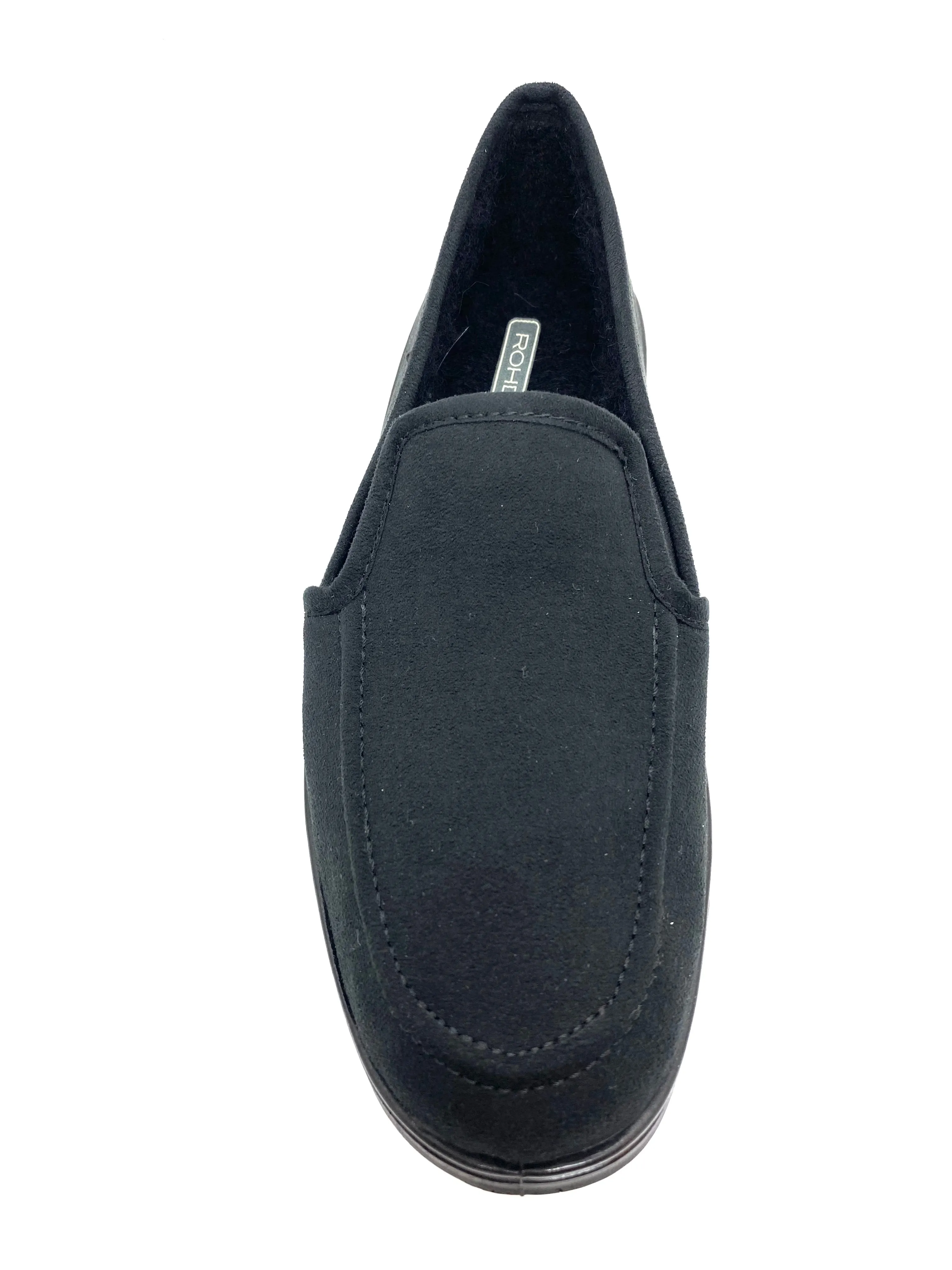 Rohde Mens Full Slipper Black
