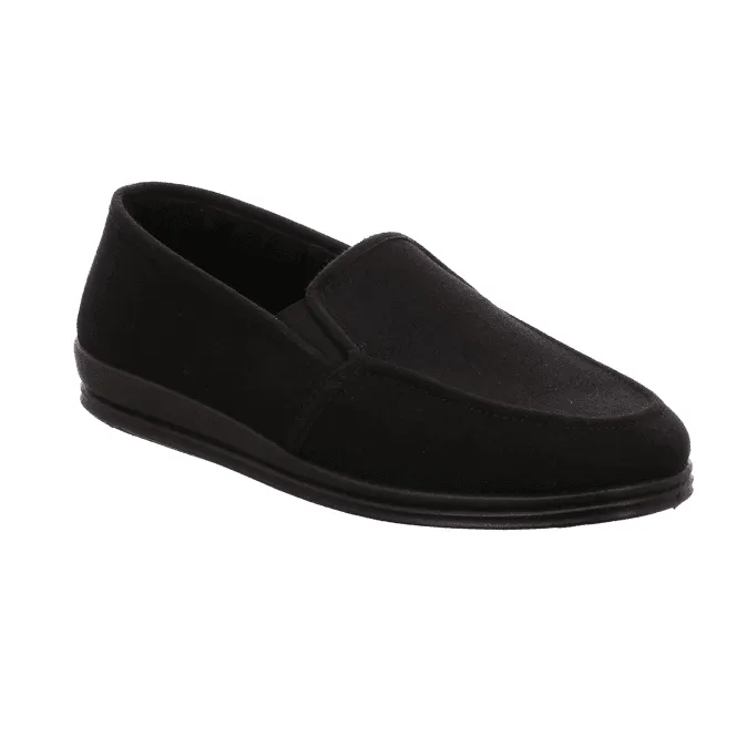 Rohde Mens Full Slipper Black