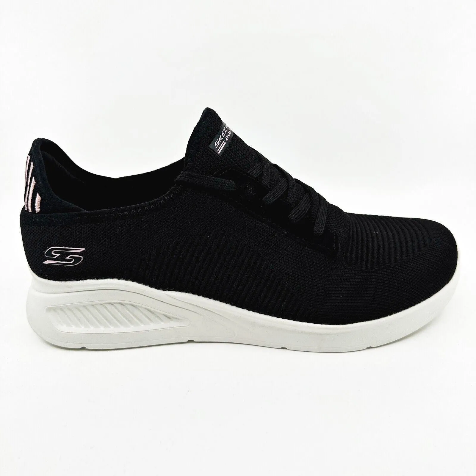 Skechers Bobs Buno Call Me Black Womens Size 11 Slip On Sneakers