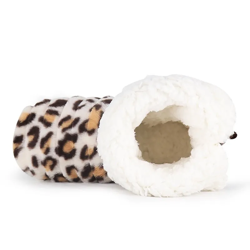 Sock Slippers for Women House Shoes With Fur Butterfly