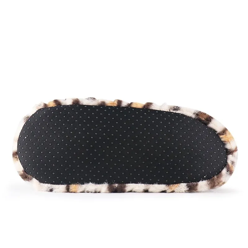 Sock Slippers for Women House Shoes With Fur Butterfly
