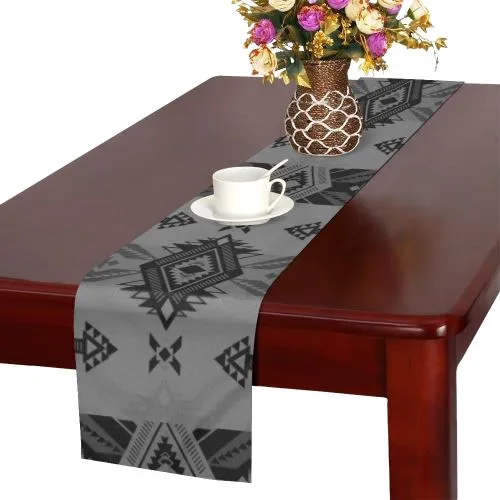Sovereign Nation Gray Table Runner 16x72 inch