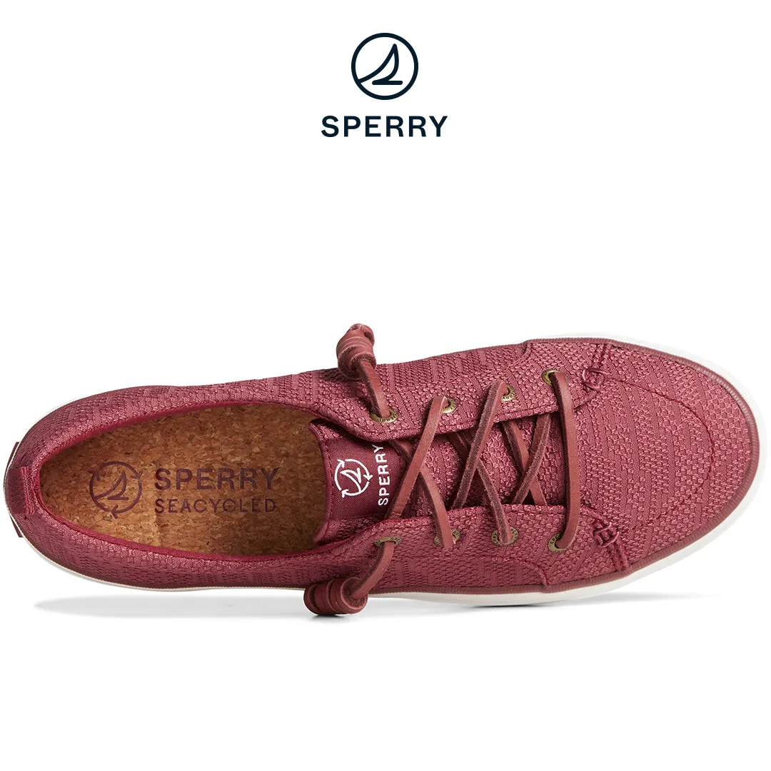 Sperry Women's SeaCycled™ Crest Vibe Jacquard Sneaker Cordovan (STS88903)