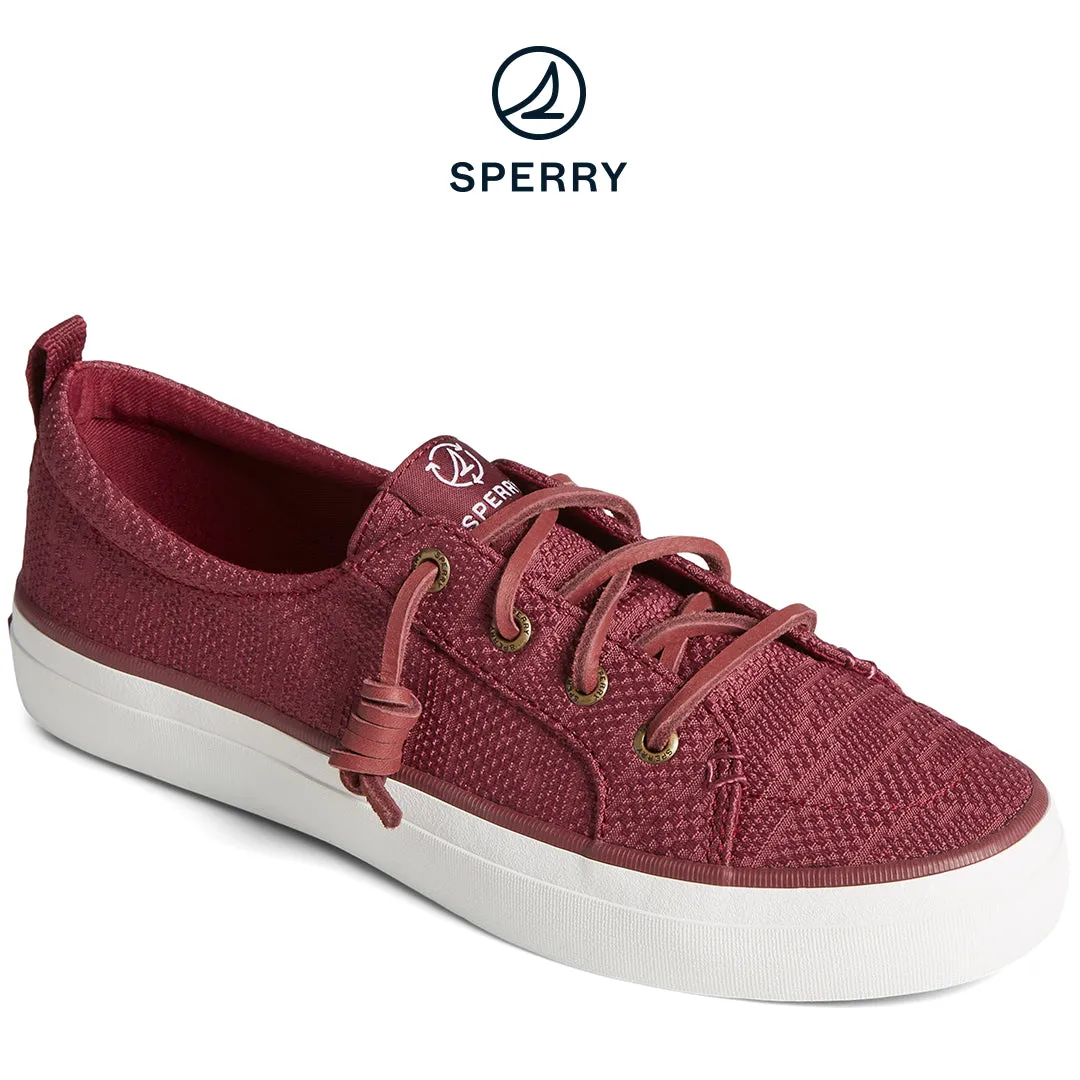 Sperry Women's SeaCycled™ Crest Vibe Jacquard Sneaker Cordovan (STS88903)
