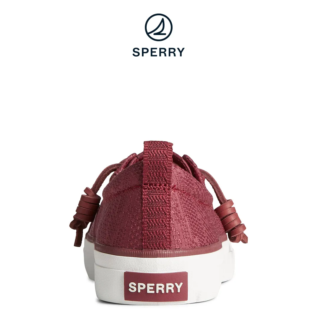 Sperry Women's SeaCycled™ Crest Vibe Jacquard Sneaker Cordovan (STS88903)