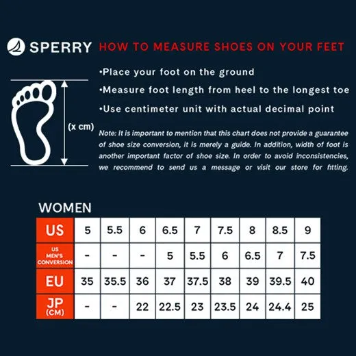 Sperry Women's SeaCycled™ Crest Vibe Jacquard Sneaker Cordovan (STS88903)