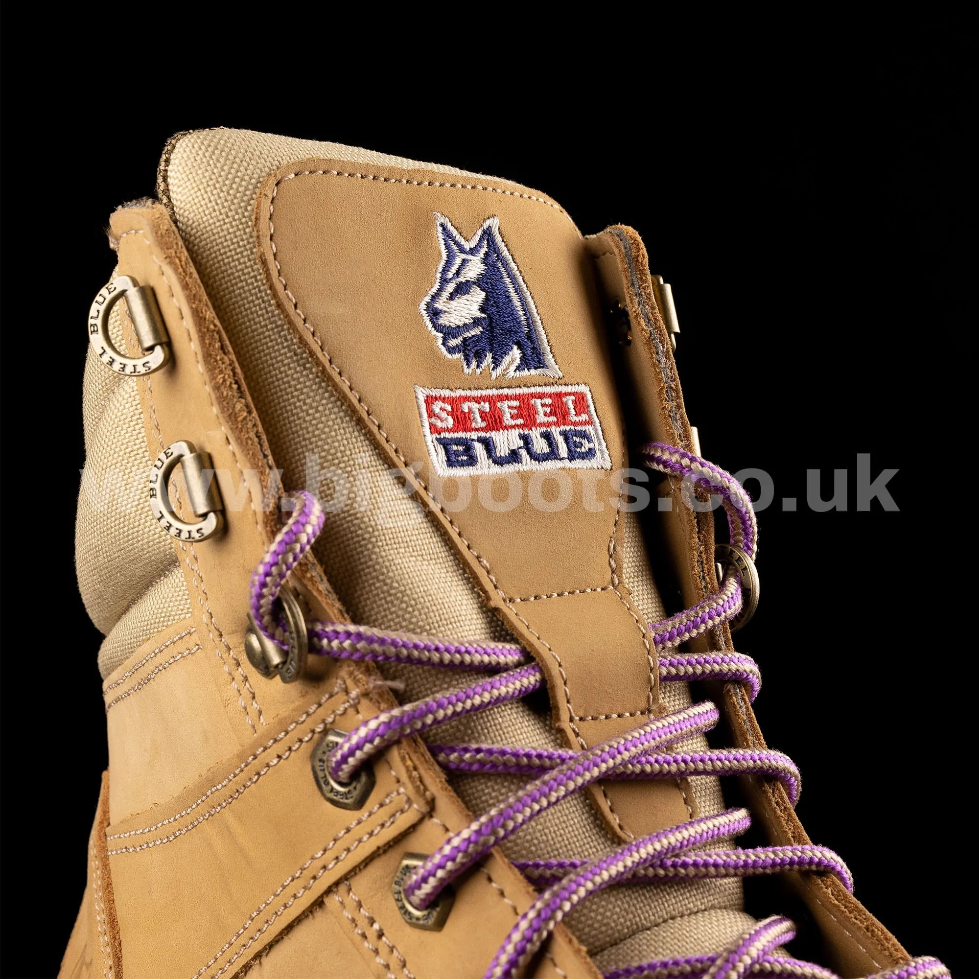Steel Blue Women's Work Boots Southern Cross Zip S3 - SAND
