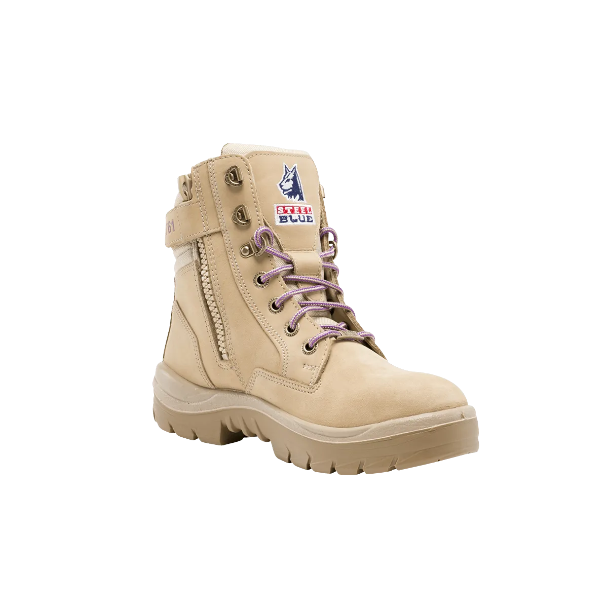 Steel Blue Women's Work Boots Southern Cross Zip S3 - SAND