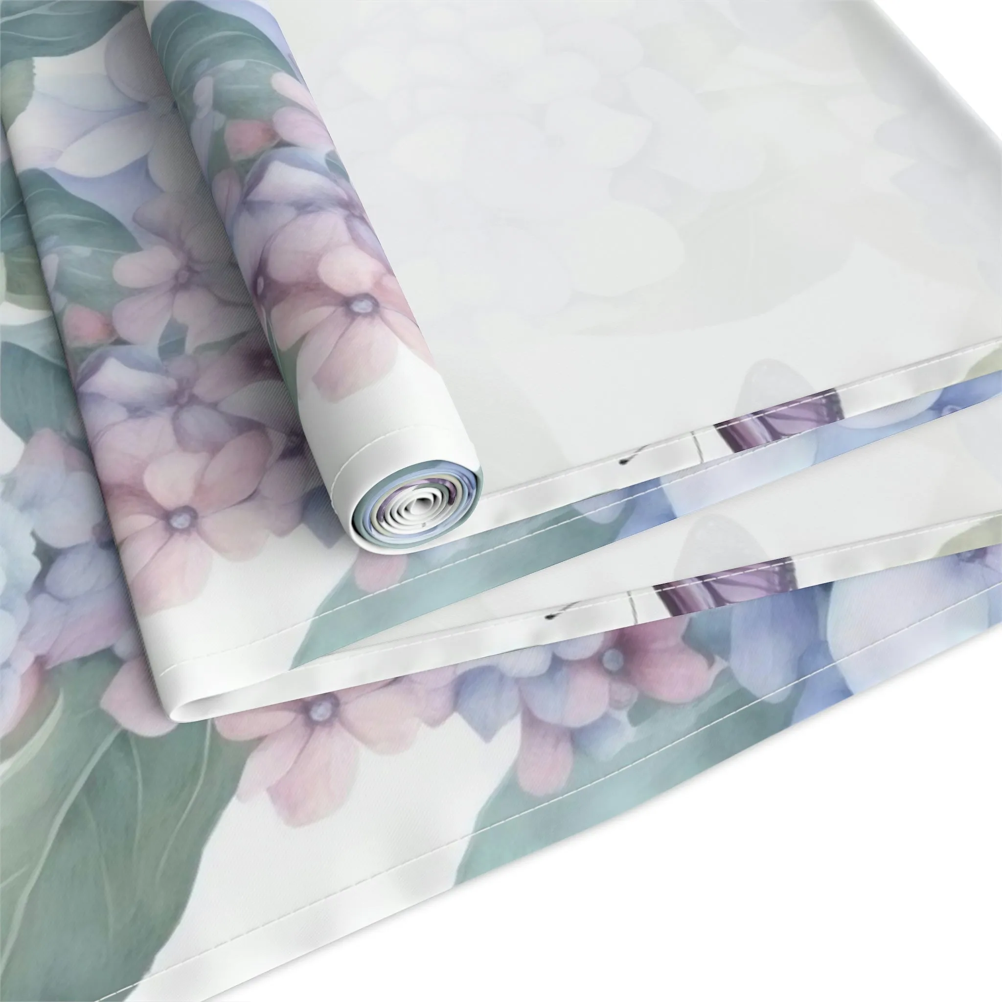 Summer Table Runner / Hydrangea Butterfly Table Runner