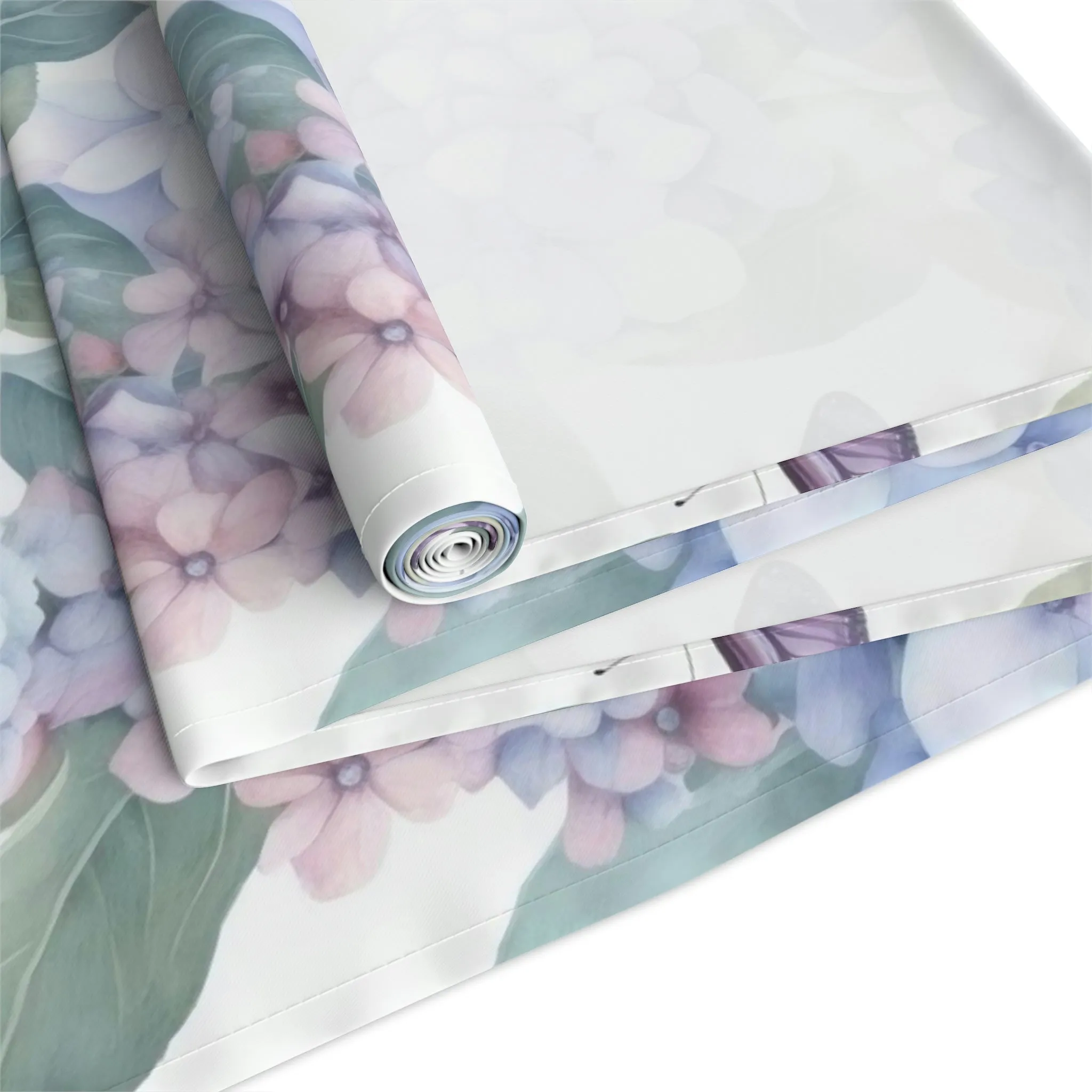 Summer Table Runner / Hydrangea Butterfly Table Runner