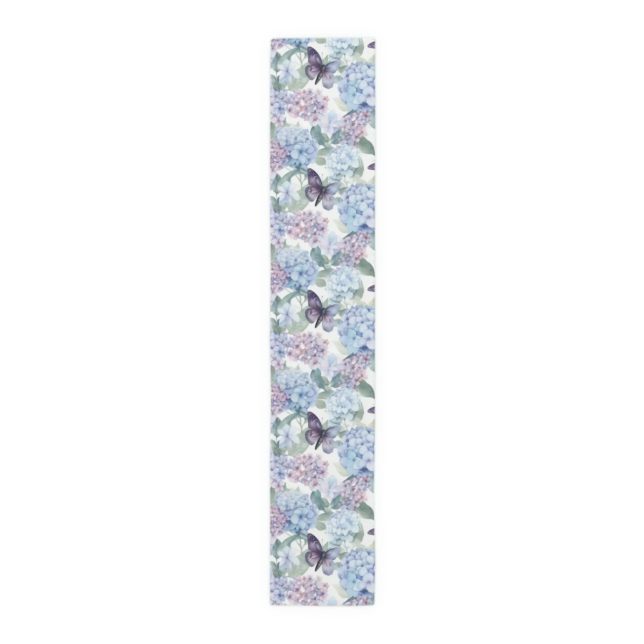 Summer Table Runner / Hydrangea Butterfly Table Runner