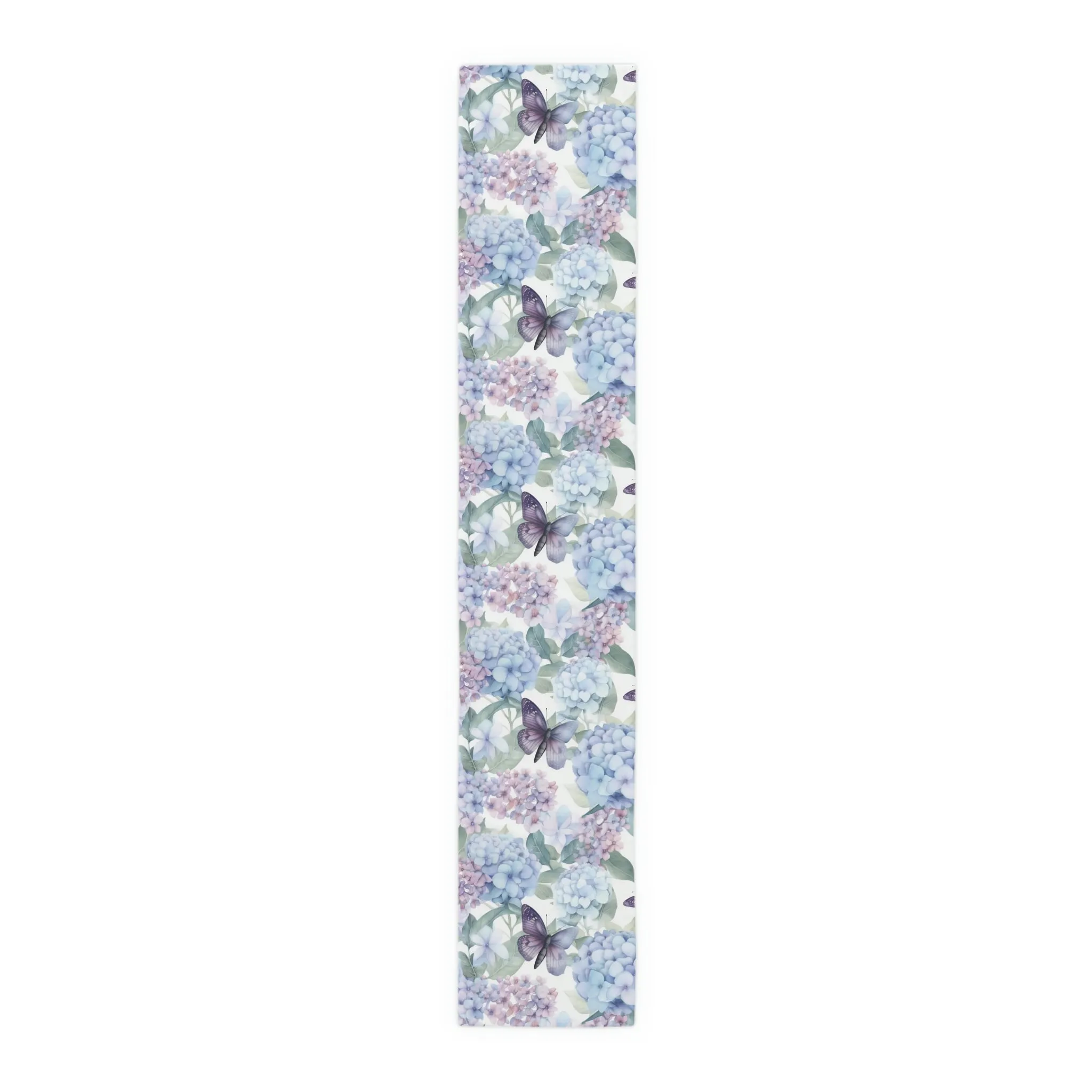 Summer Table Runner / Hydrangea Butterfly Table Runner