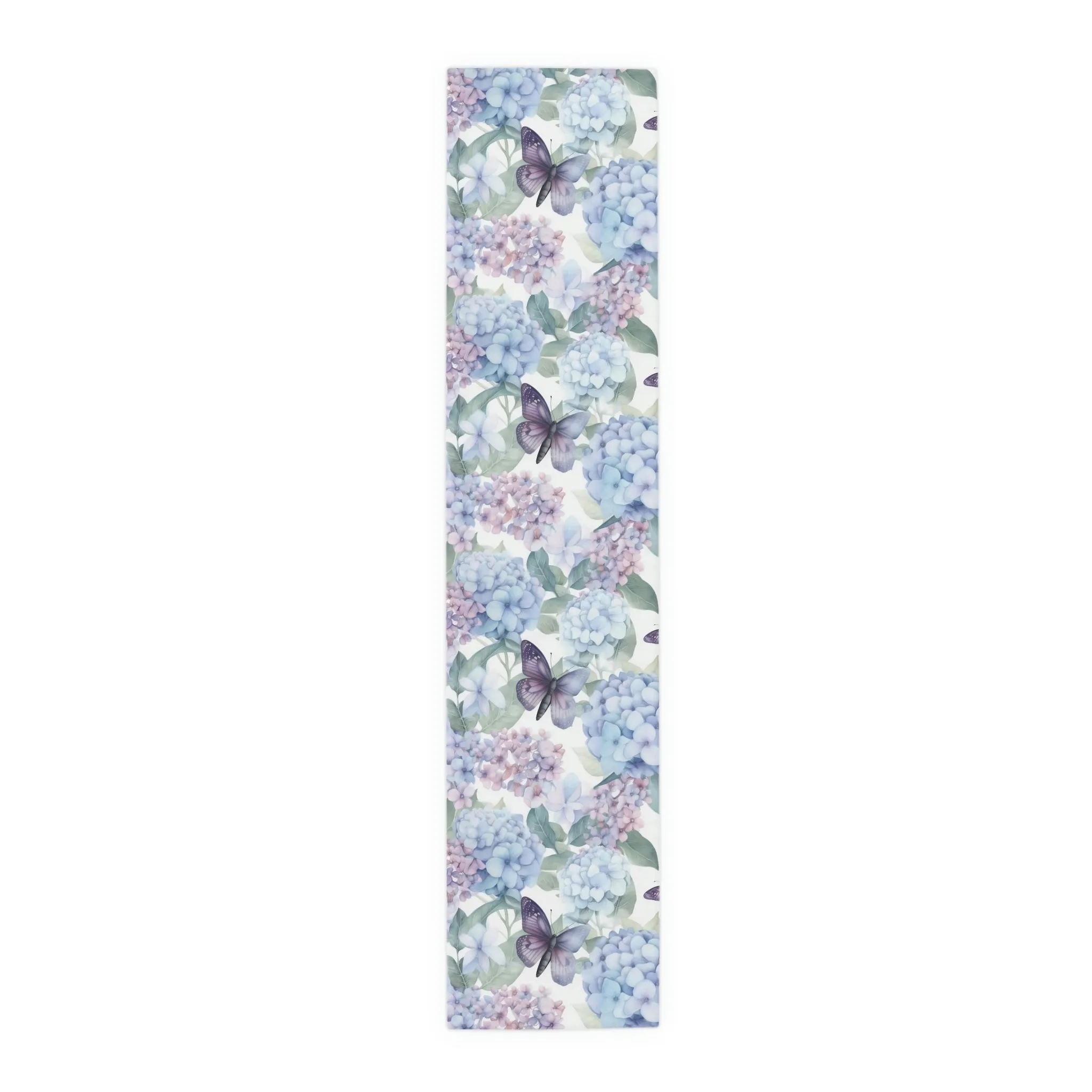 Summer Table Runner / Hydrangea Butterfly Table Runner