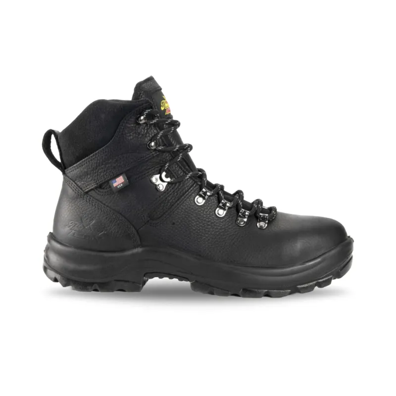 Thorogood Men's 804-6365 Steel Toe Made in USA WP 6" Work Boot - Black